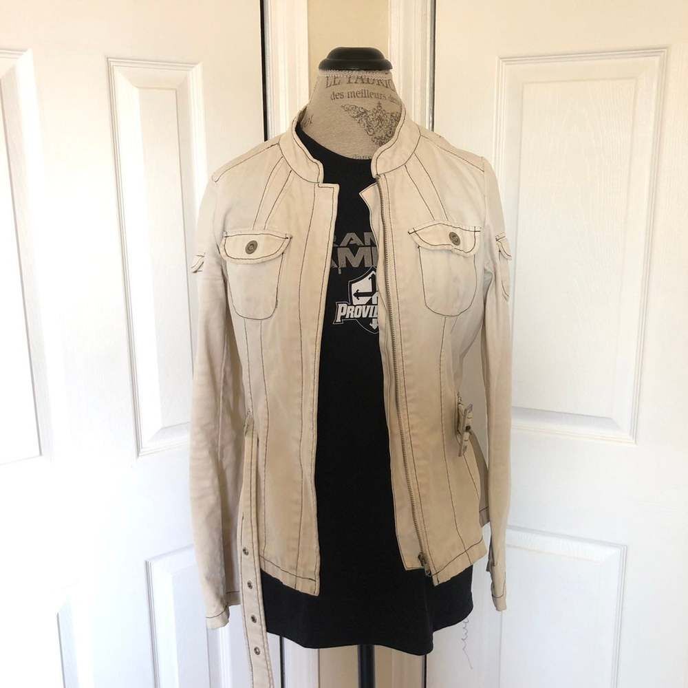 ONLY White Denim Jacket / Coat